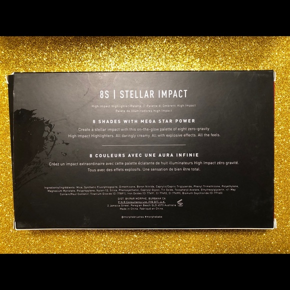 BNIB! Morphe Stellar Impact Highlighter Palette 8S - Picture 8 of 8